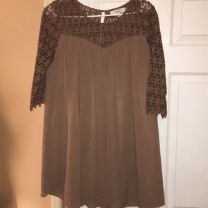 Womens Brown Umgee dress